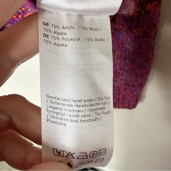 Samsoe Samsoe Renu Crew Sweater Magenta Melange - Picture 5 of 5